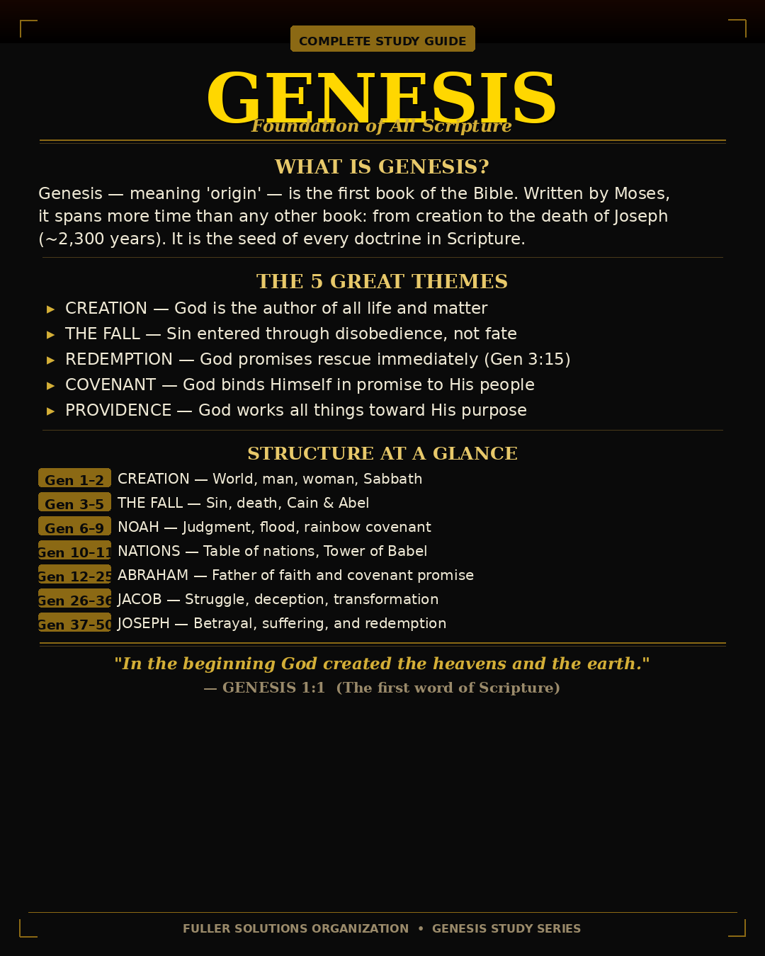 Genesis Overview