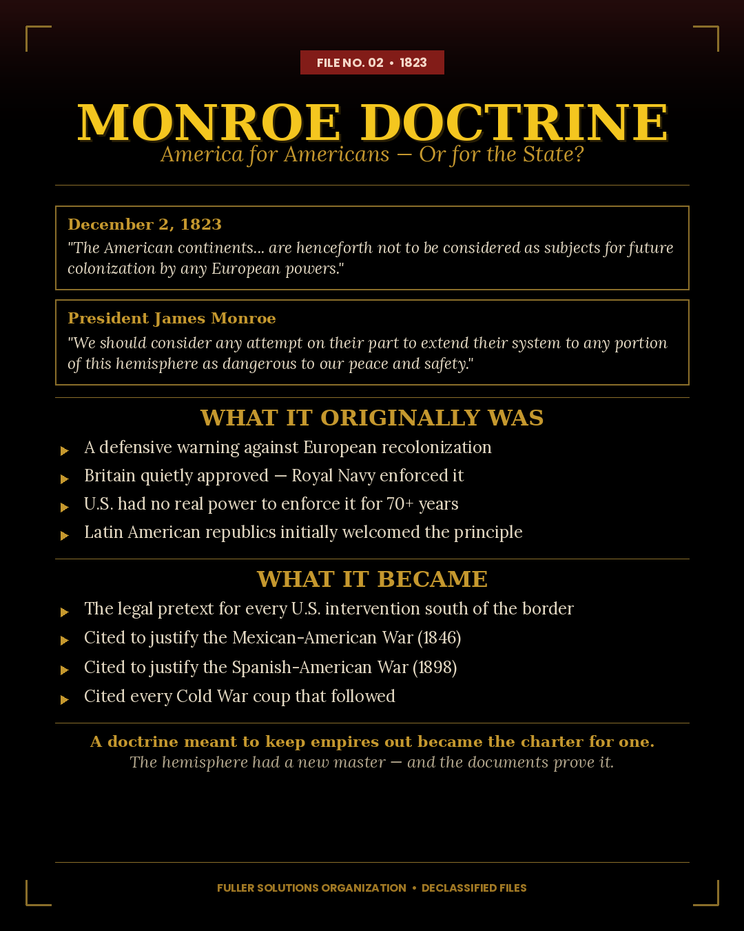 Monroe Doctrine