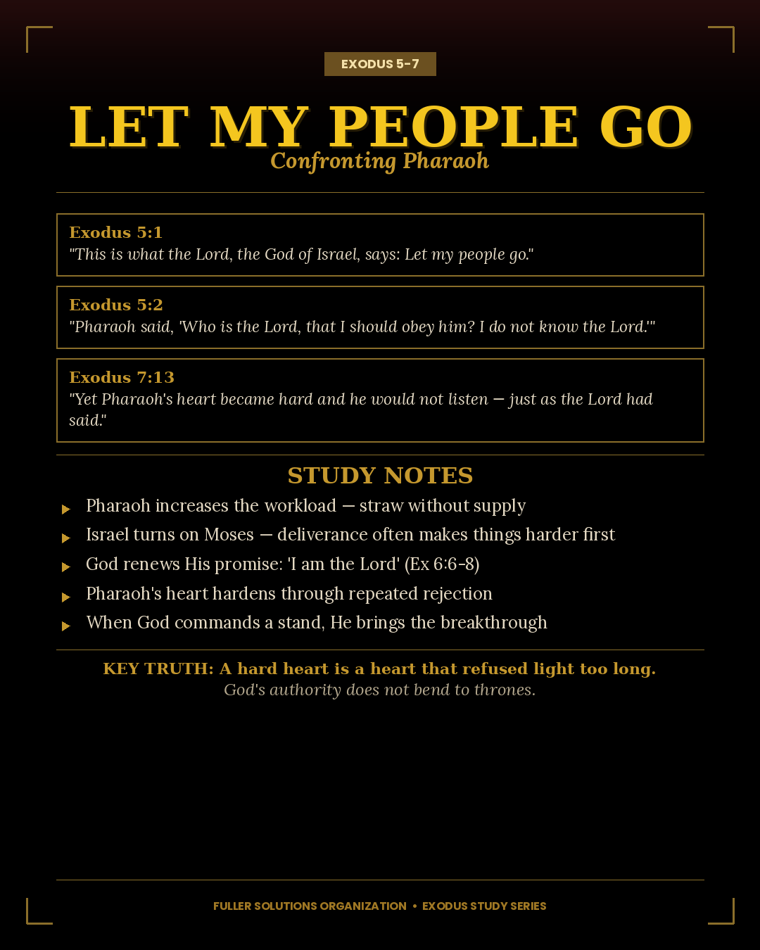 Let My People Go