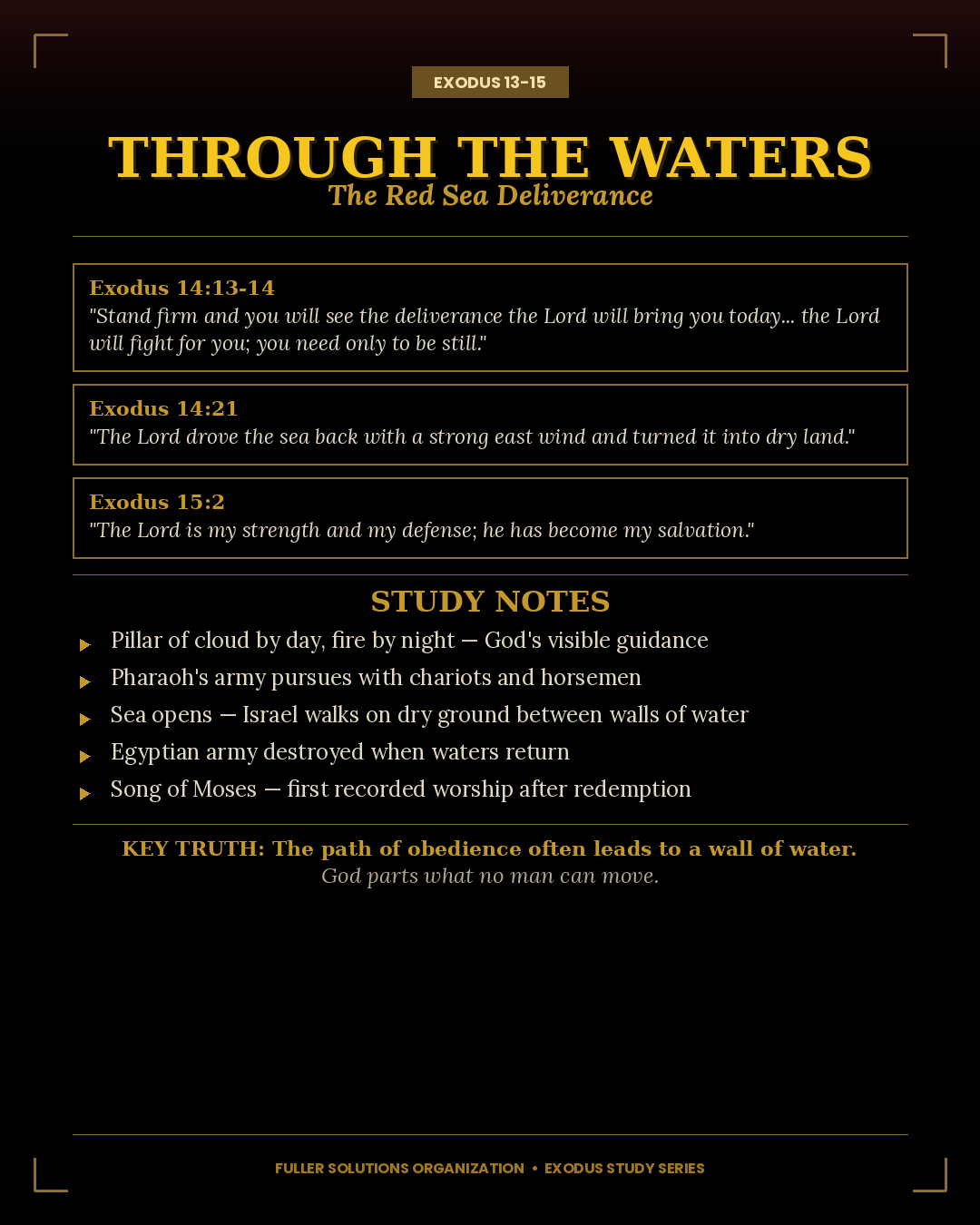Through the Waters