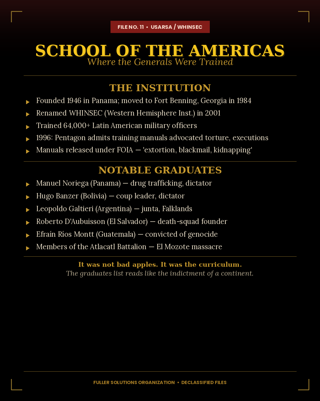 School of the Americas