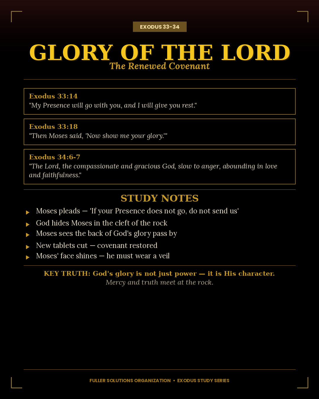 Glory of the Lord