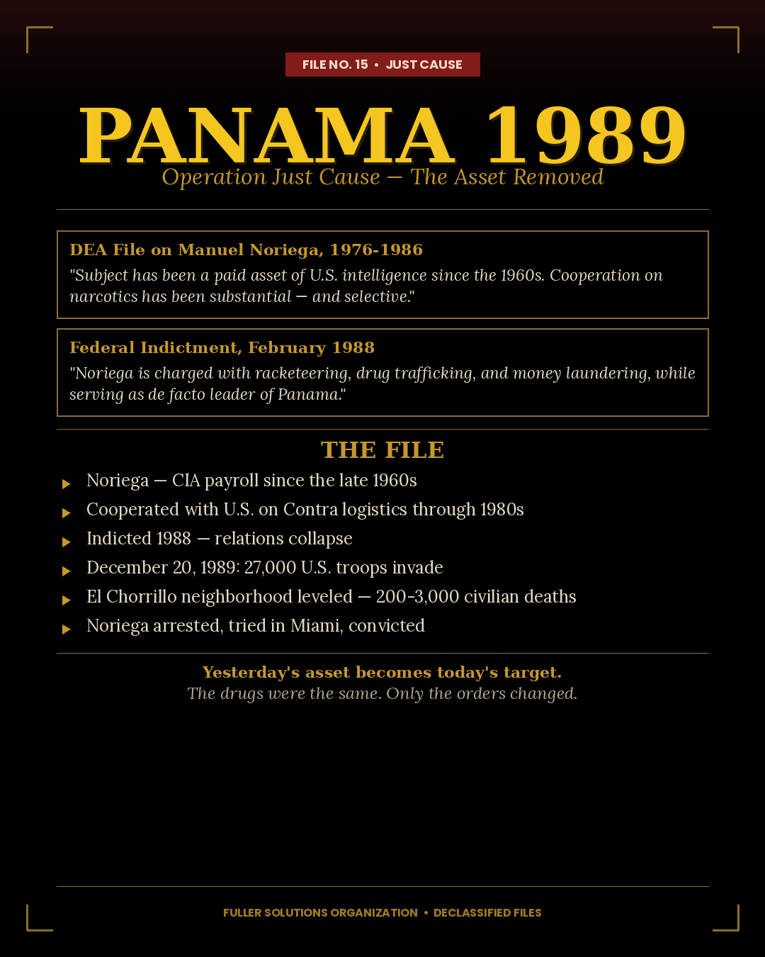 Panama 1989 — Just Cause
