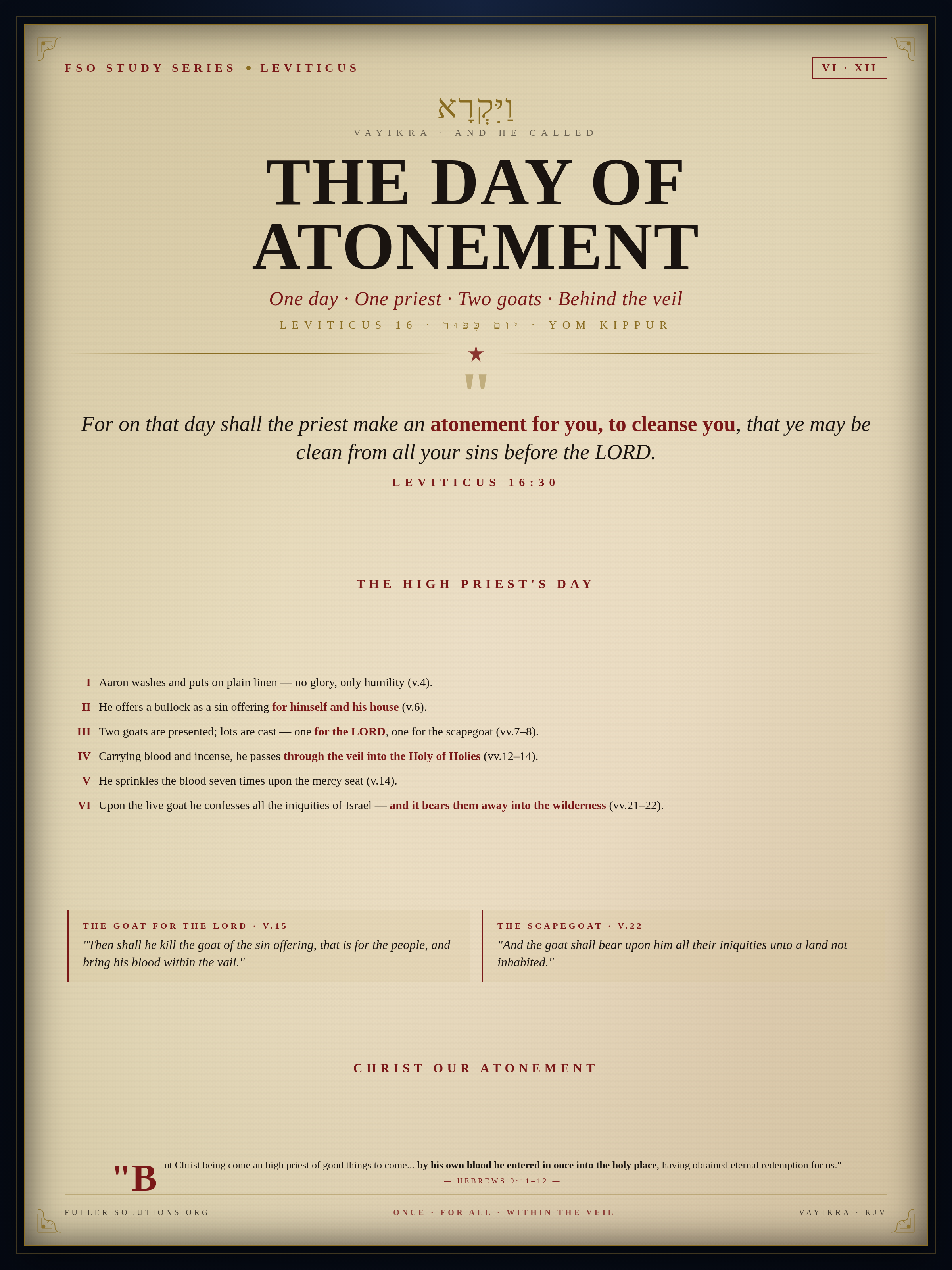 The Day of Atonement