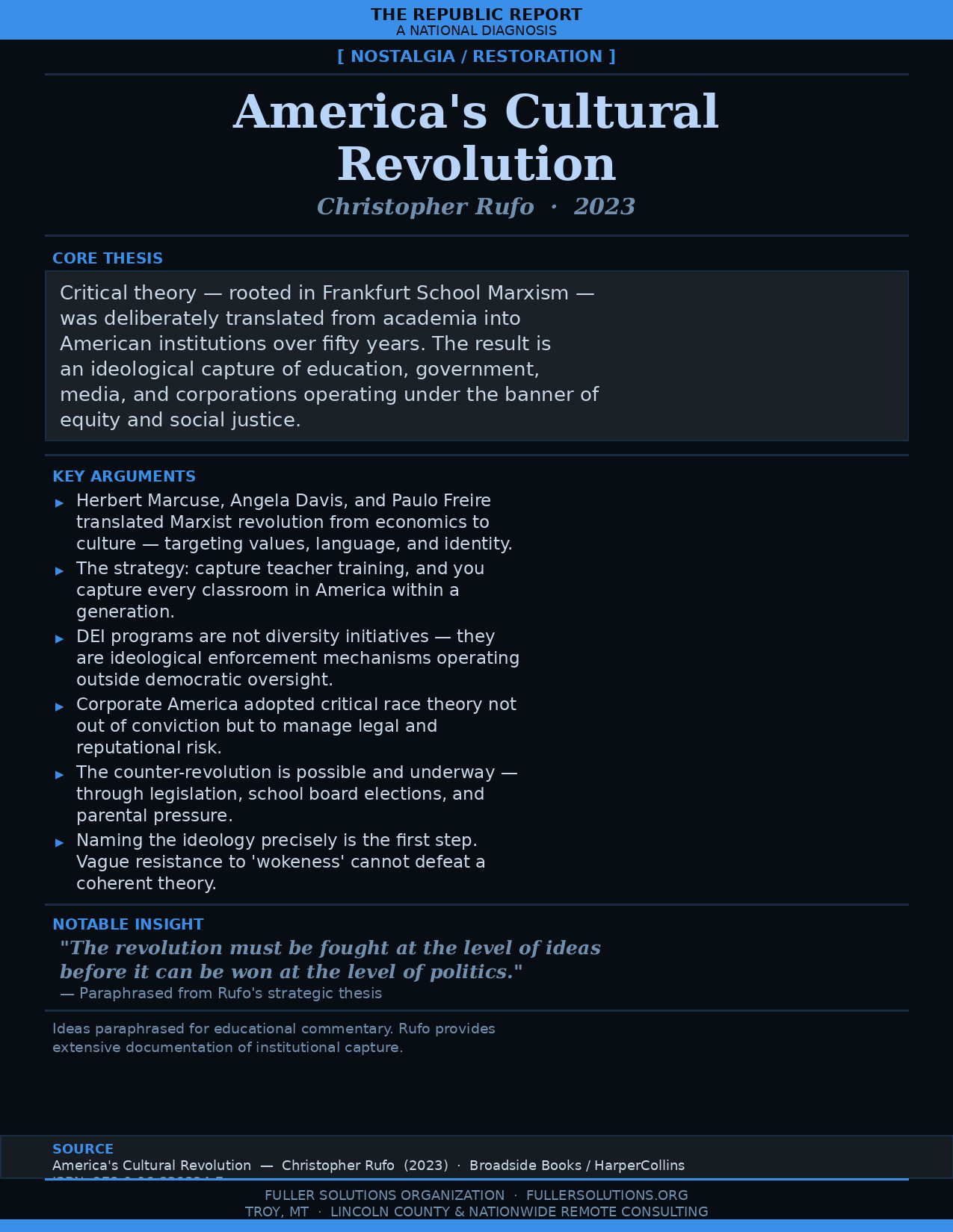 America's Cultural Revolution